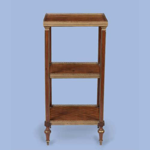 A FINE ETAGERE IN THE LOUIS XVI MANNER - ADDITIONAL PHOTO 1