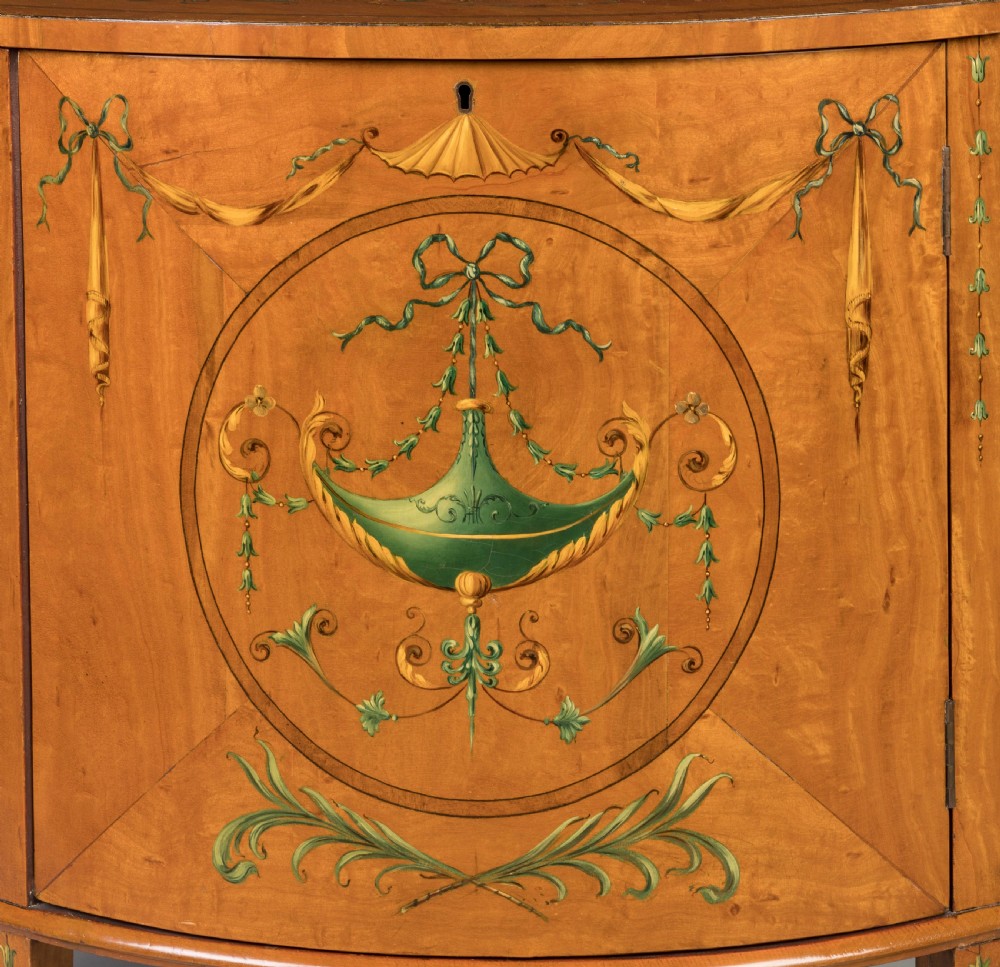 A SATINWOOD COMMODE IN THE MANNER OF THE ADAMS BROTHERS View III