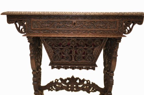 fig 1. Antique Burmese Work Box