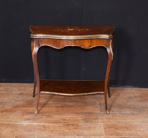 Sheraton Games Console Table - Antique Card Circa 1910