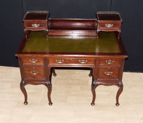fig 1. French Ladies Desk Mahogany Bureau du Dame Empire