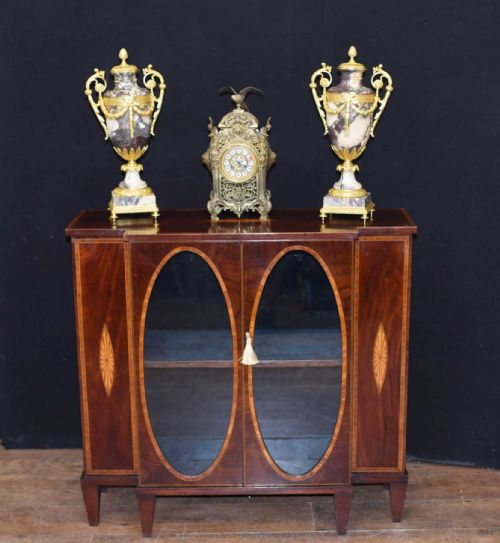 fig 1. Sheraton Revival Side Cabinet - Antique Mahogany 1910