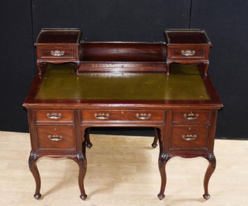 French Ladies Desk Mahogany Bureau Du Dame Empire
