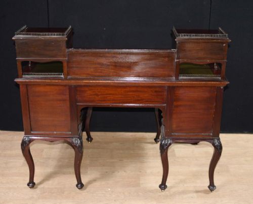 fig 1. French Ladies Desk Mahogany Bureau du Dame Empire