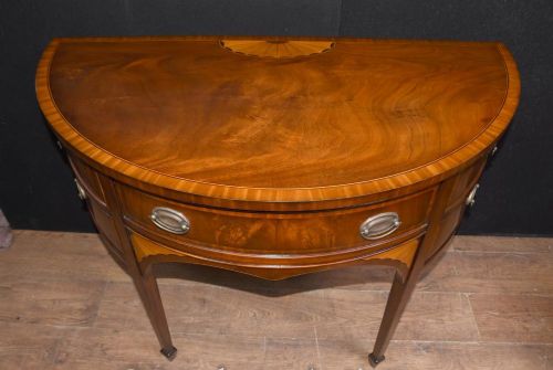 fig 1. Mahogany Sideboard - Sheraton Demi Lune Buffet Server