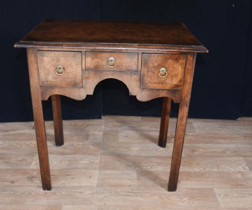 Queen Anne Low Boy Elm Wood Table 1820