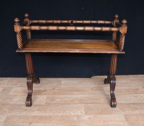 fig 1. Antique Mahogany Gillows Wine Rack