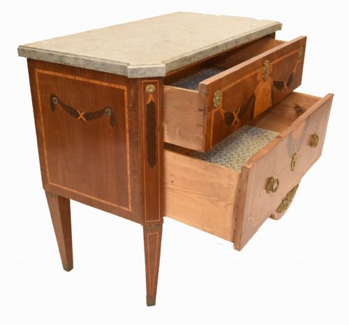 FRENCH EMPIRE COMMODE CHEST OF DRAWERS - ADDITIONAL PHOTO 5