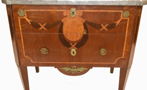 FRENCH EMPIRE COMMODE CHEST OF DRAWERS - ADDITIONAL PHOTO 7