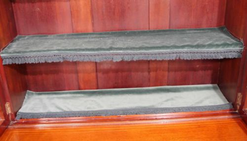 fig 1. Antique Edwardian Sheraton China Cabinet Bookcase
