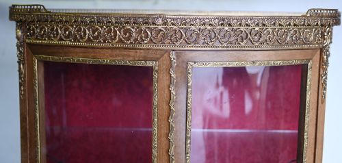 fig 1. French Display Cabinet Vernis Martin Painted Bijouterie 1900