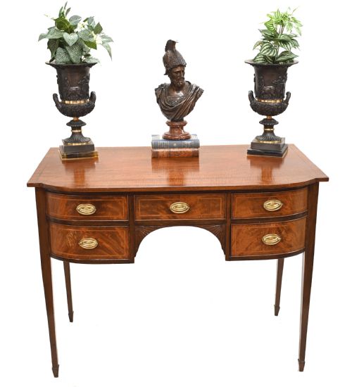 fig 1. Antique Mahogany Sideboard Server Georgian 1880