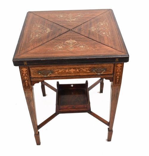 fig 1. Edwardian Games Table Envelope Tables 1910
