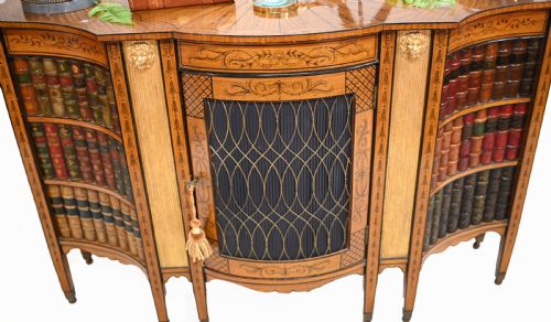 fig 1. Regency Satinwood Side Cabinet Sideboard 1880