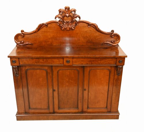Victorian Sideboard Chiffonier Antique Mahogany Server 1840