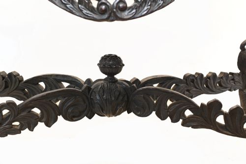 BURMESE CONSOLE TABLE ANTIQUE CARVED BURMA FURNITURE 1880 - ADDITIONAL PHOTO 4