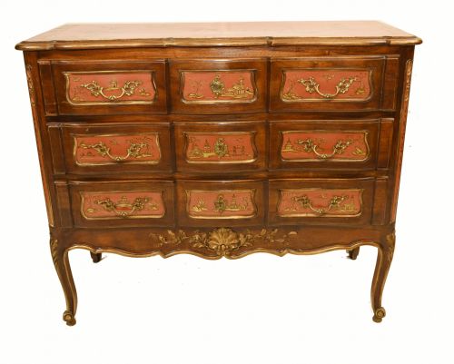 Antique Chest Drawers Commode Chinese Lacquer Chinoiserie 1890