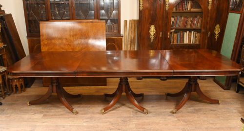 Regency Dining Table Mahogan Extending Regency Pedestal Base