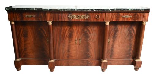 fig 1. French Empire Chiffonier Breakfront Sideboard 2 Metres