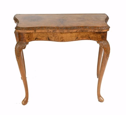Antique Games Table by Epstein and Co - Walnut Card Tables