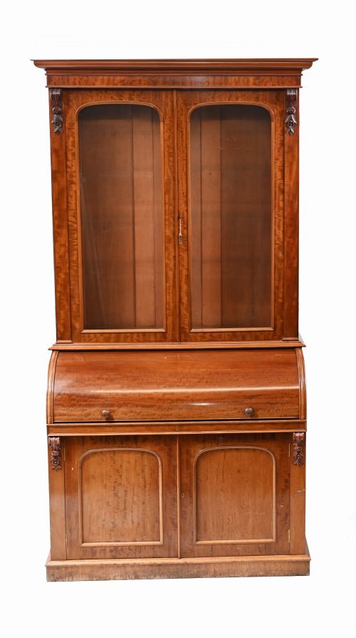 Antique Secretaire Desk Bookcase Hobbs and Co Coramndel