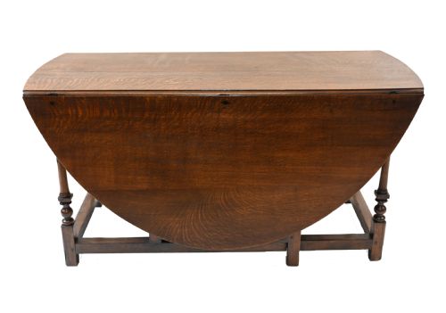 Oak Drop Leaf Table Jacobean Farmhouse Gateleg