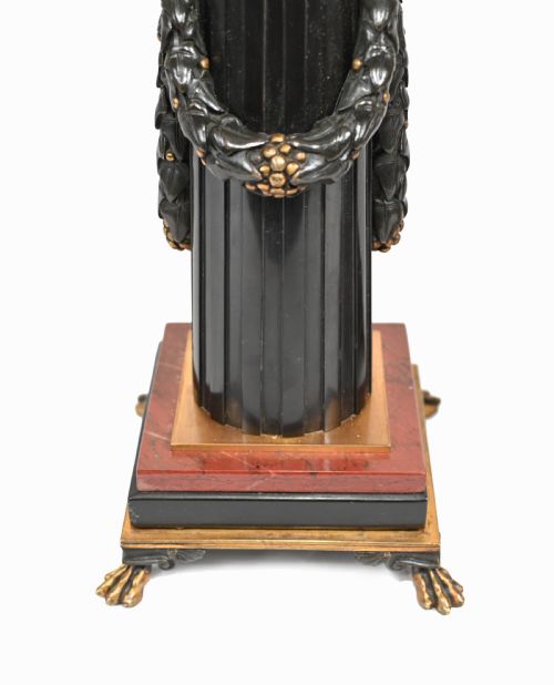 fig 3. Pair Grand Tour Busts on Stands Bronze Jupiter Juno 1820