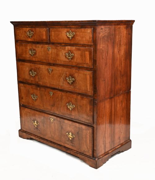 George I Walnut Chest Drawers Antique 1720