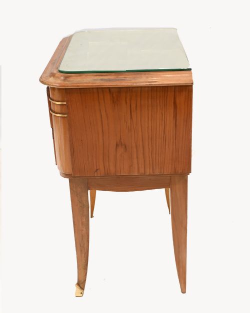 PAIR VINTAGE ART DECO BEDSIDE CABINETS 1930S - ADDITIONAL PHOTO 2