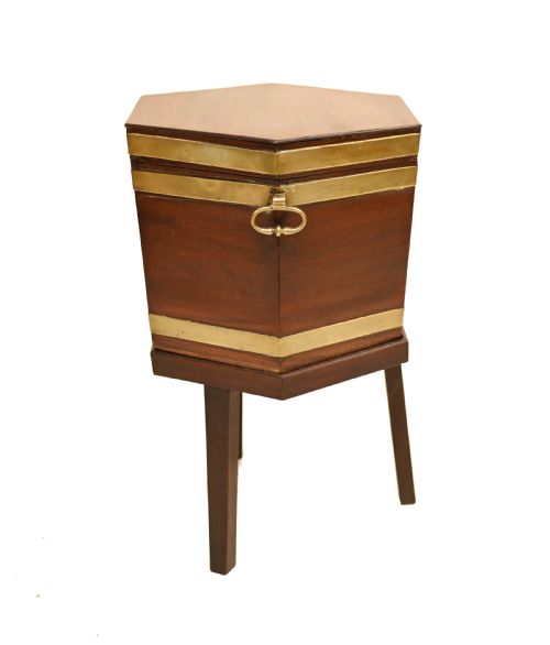 Georgian Wine Cooler Antique Mahogany Chest 1790