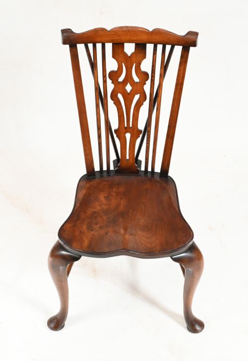 SET 8 WINDSOR CHAIRS YEW FARMHOUSE DINING FURNITURE - ADDITIONAL PHOTO 8