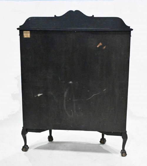 fig 2. Antique English Cabinet Lacquered Chinoiserie Hille and Co
