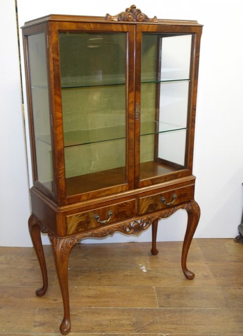 EPSTEIN DISPLAY CABINET MAHOGANY BOOKCASE 1930 - ADDITIONAL PHOTO 1