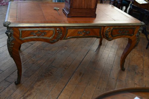 fig 1. French Bureau Plat Desk Louis XVI Writing Table