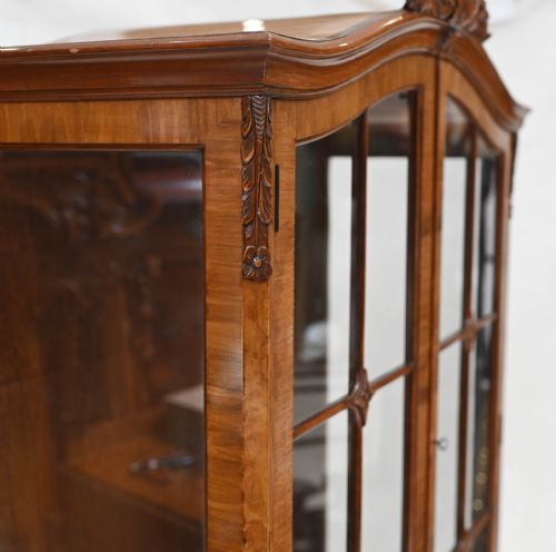 fig 1. Walnut Epstein Display Cabinet Vitrine 1930