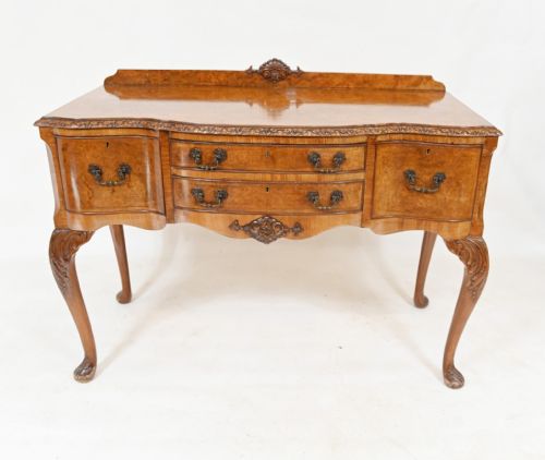fig 1. Walnut Epstein Sideboard Antique Serving Table 1930s
