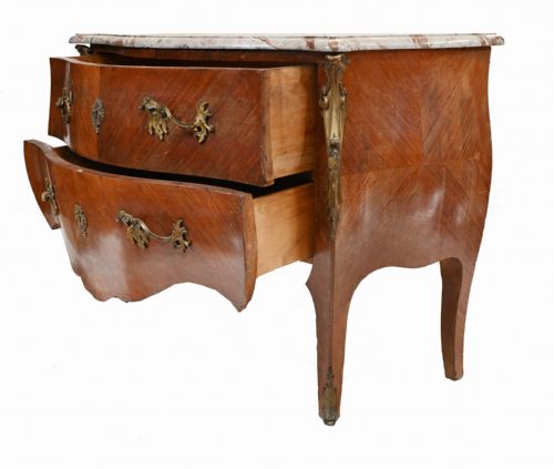 FRENCH BOMBE COMMODE LOUIS XV - ADDITIONAL PHOTO 2