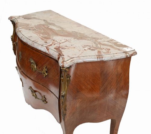 FRENCH BOMBE COMMODE LOUIS XV - ADDITIONAL PHOTO 4