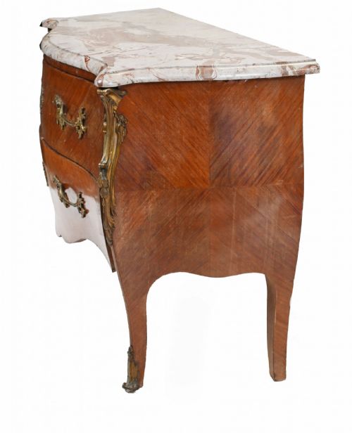 FRENCH BOMBE COMMODE LOUIS XV - ADDITIONAL PHOTO 5