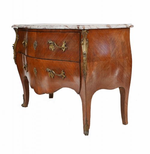 FRENCH BOMBE COMMODE LOUIS XV - ADDITIONAL PHOTO 7