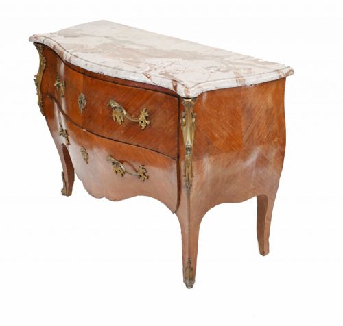 FRENCH BOMBE COMMODE LOUIS XV - ADDITIONAL PHOTO 8