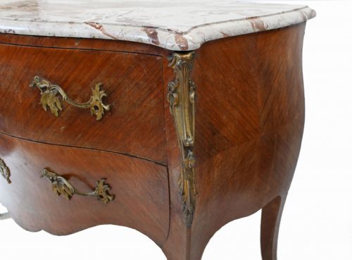FRENCH BOMBE COMMODE LOUIS XV - ADDITIONAL PHOTO 11