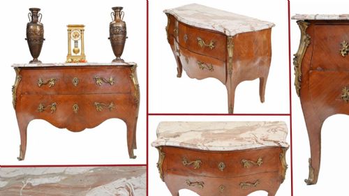 FRENCH BOMBE COMMODE LOUIS XV - ADDITIONAL PHOTO 16
