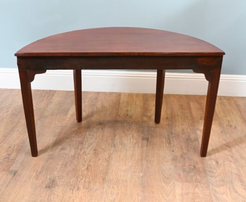 PAIR REGENCY CONSOLE TABLES PIE CRUST MAHOGANY 1820 - ADDITIONAL PHOTO 19