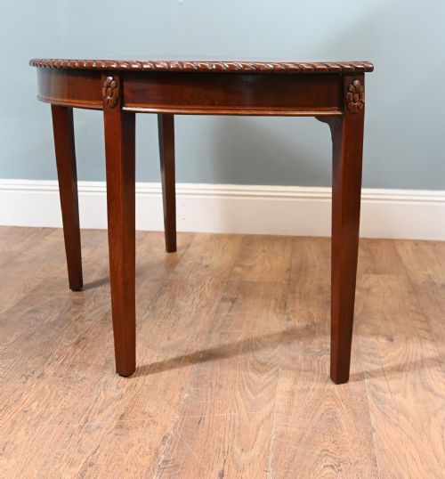 PAIR REGENCY CONSOLE TABLES PIE CRUST MAHOGANY 1820 - ADDITIONAL PHOTO 21