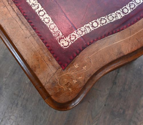 VICTORIAN DAVENPORT DESK BURR WALNUT 1860 - ADDITIONAL PHOTO 6