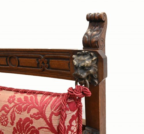 PAIR WALNUT FRENCH ARM CHAIRS CARVED FARMHOUSE FAUTEUIL - ADDITIONAL PHOTO 2