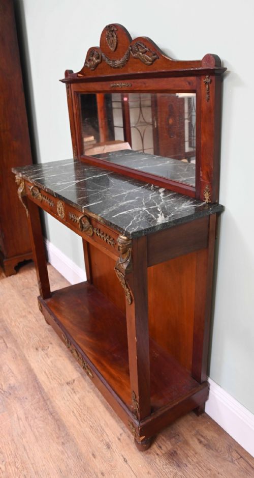 FRENCH EMPIRE CHIFFONIER CABINET MAHOGANY NAPOLEON III 1890 - ADDITIONAL PHOTO 11