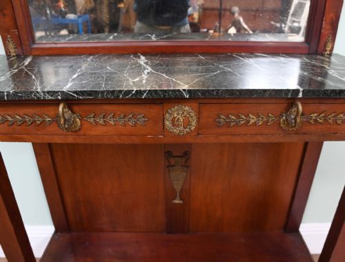 FRENCH EMPIRE CHIFFONIER CABINET MAHOGANY NAPOLEON III 1890 - ADDITIONAL PHOTO 17