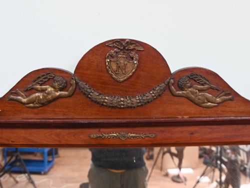 FRENCH EMPIRE CHIFFONIER CABINET MAHOGANY NAPOLEON III 1890 - ADDITIONAL PHOTO 18